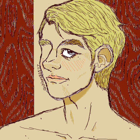 Yvan Headshot, (2021) MS Paint