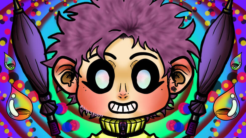 Beebo the Clown, (2020) Autodesk Sketchbook